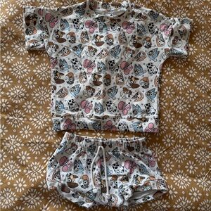 Dear Aspen Bluey and Friends short set